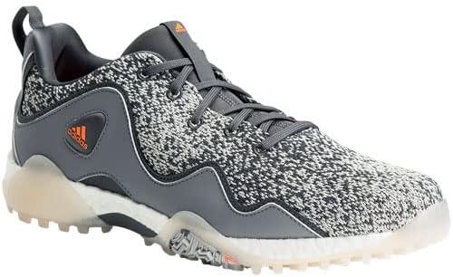 imageadidas Mens Codechaos 21 Primeblue Spikeless Golf ShoeGrey FiveScreaming OrangeGrey Three