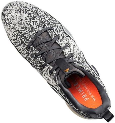 imageadidas Mens Codechaos 21 Primeblue Spikeless Golf ShoeGrey FiveScreaming OrangeGrey Three