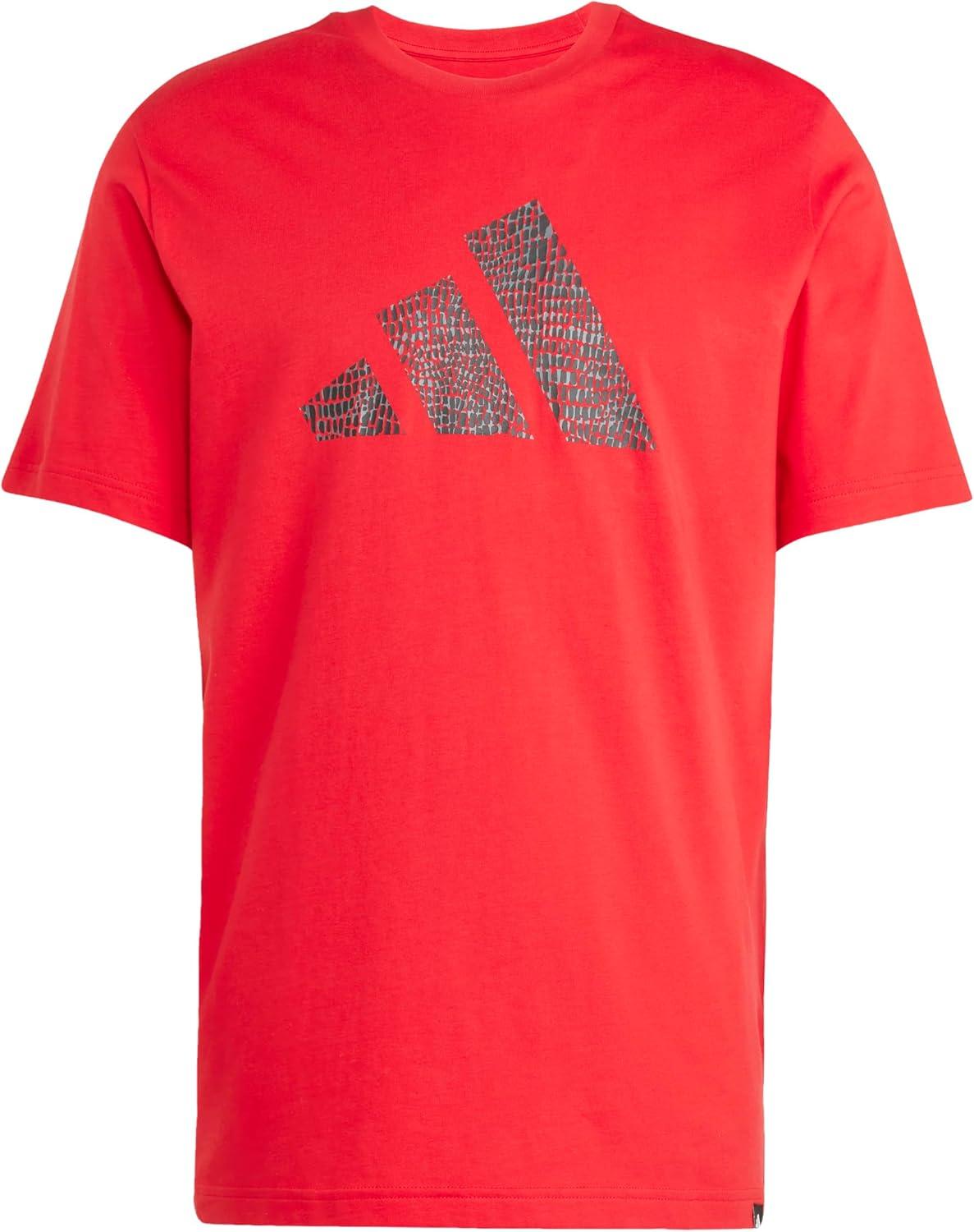 imageadidas Mens Codes Animal Graphic TShirtBetter Scarlet
