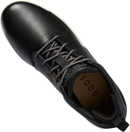 imageadidas Mens Flopshot Spikeless Golf ShoesCore BlackGrey SixLegacy Burgundy