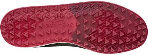 imageadidas Mens Flopshot Spikeless Golf ShoesCore BlackGrey SixLegacy Burgundy