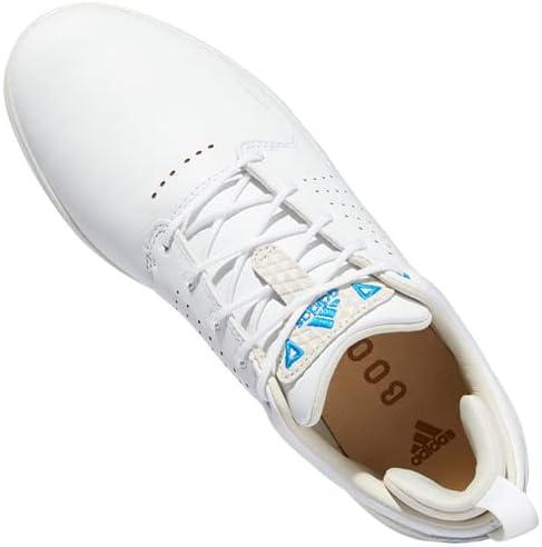 imageadidas Mens Flopshot Spikeless Golf ShoesFootwear WhiteGold MetallicBlue Rush