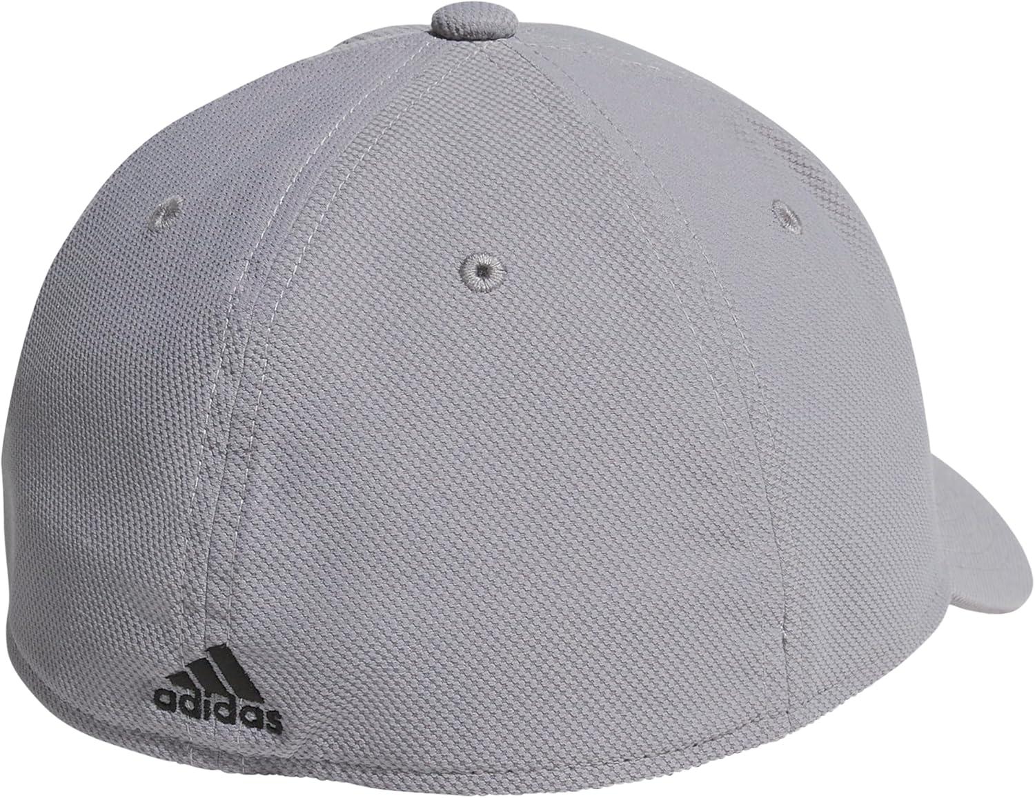 imageadidas Mens Release 3 Structured Stretch Fit CapGreyBlackCollegiate Green