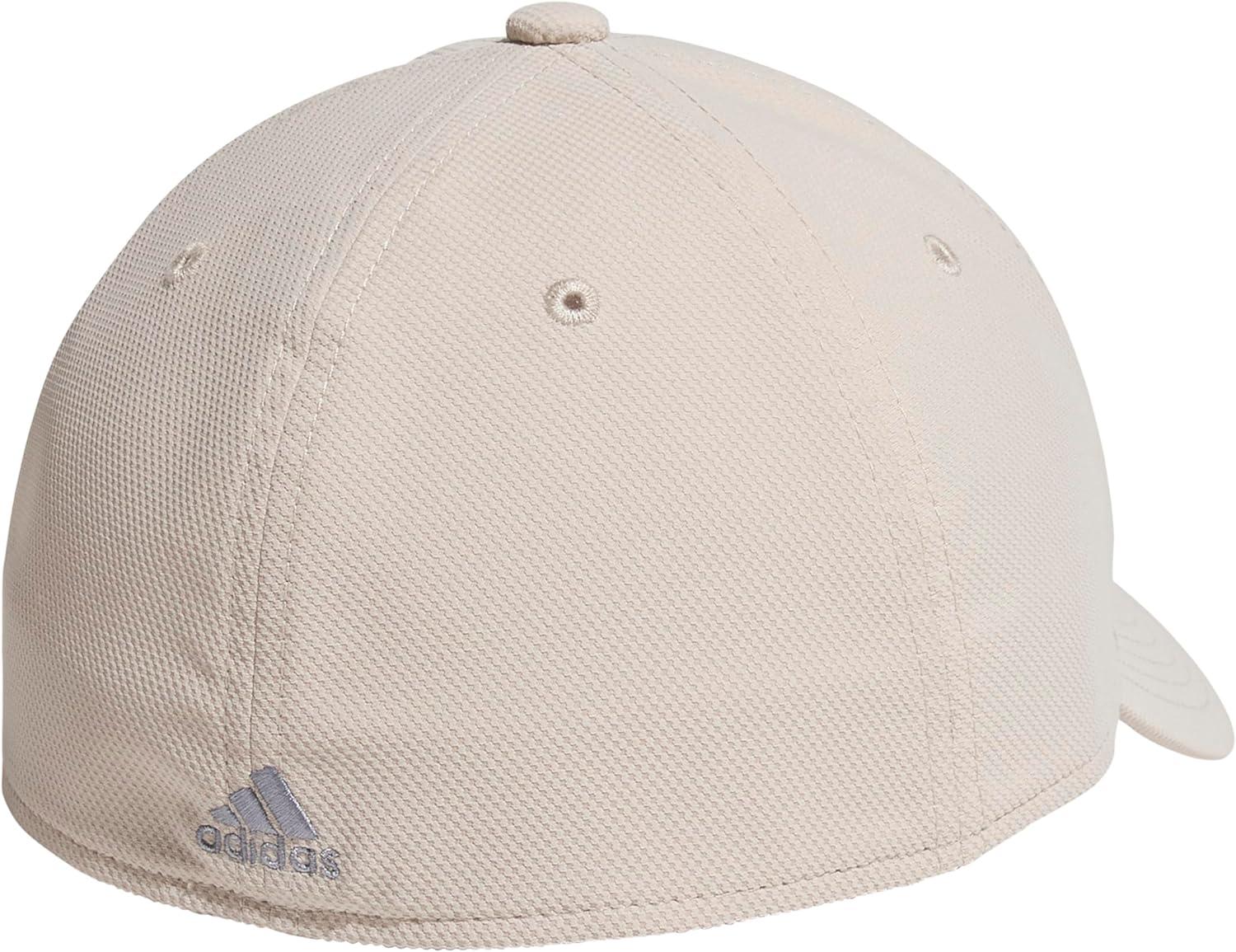 imageadidas Mens Release 3 Structured Stretch Fit CapWonder BeigeWhiteGrey