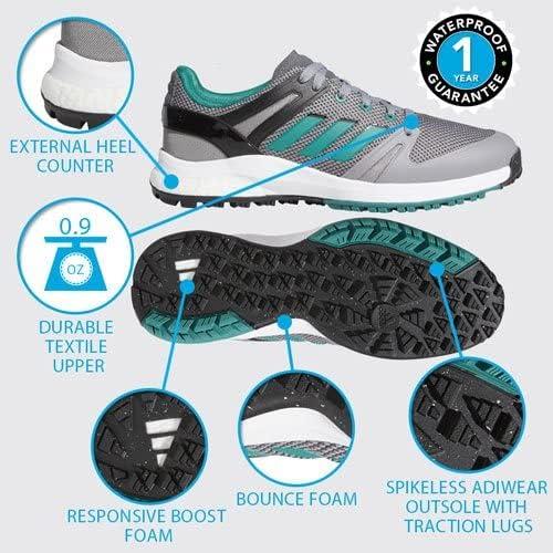 imageadidas Mens S2G Spikeless Golf ShoesGreyGreenBlack