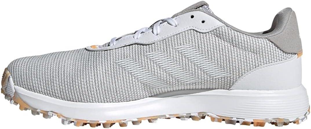 imageadidas Mens S2G Spikeless Golf ShoesGreyWhiteHazy Orange