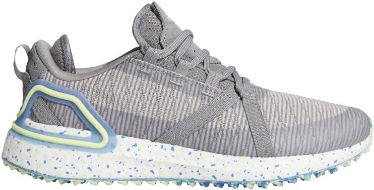 imageadidas Mens Solarthon Spikeless Golf ShoeGrey ThreePulse YellowGrey Two