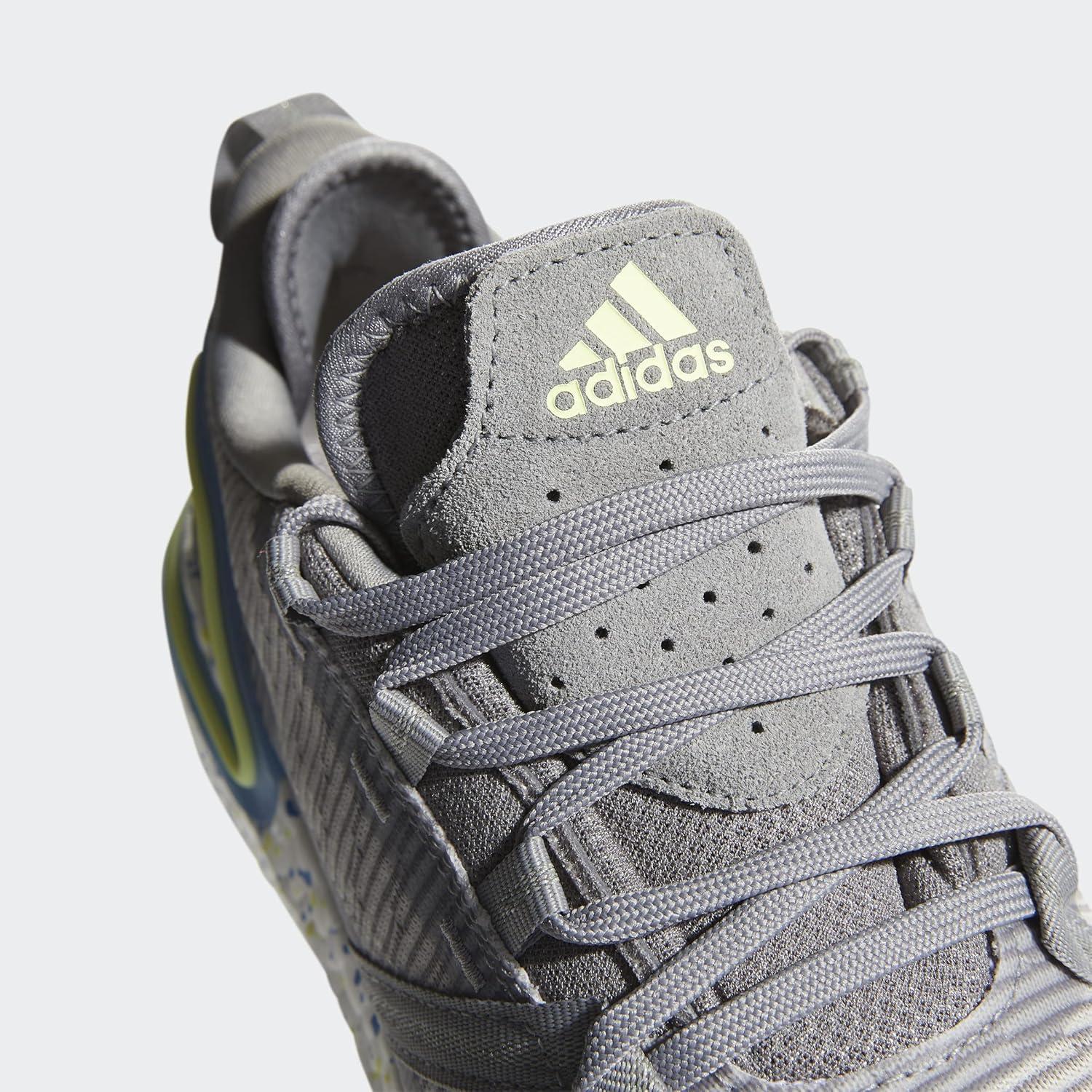 imageadidas Mens Solarthon Spikeless Golf ShoeGrey ThreePulse YellowGrey Two