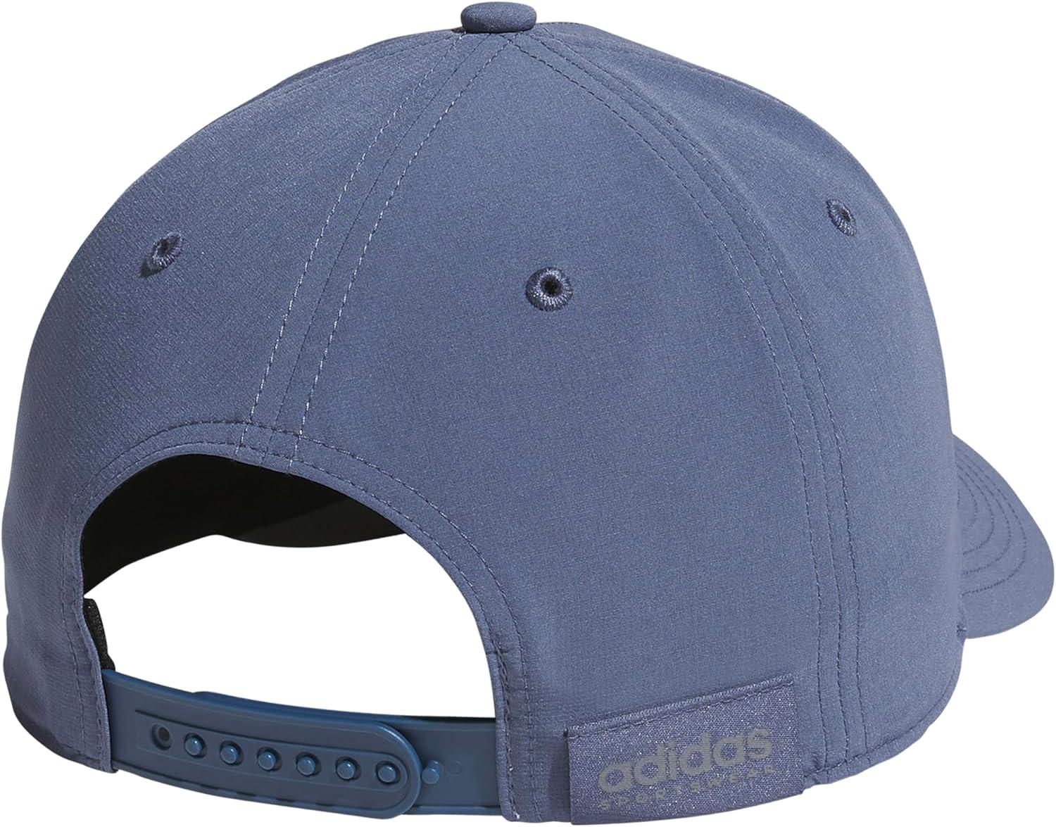 imageadidas Mens Sport 5Panel High Crown Structured Snapback Adjustable Fit CapPreloved Ink BlueGrey
