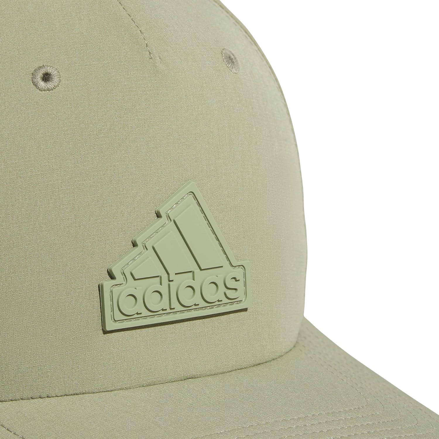 imageadidas Mens Sport 5Panel High Crown Structured Snapback Adjustable Fit CapTent Green