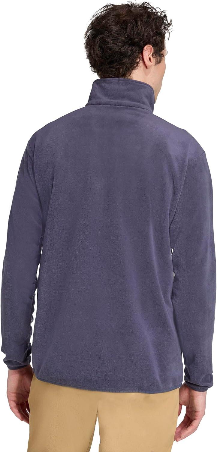 imageadidas Mens Terrex Multi Essentials HalfZip Fleece Hiking JacketShadow Navy