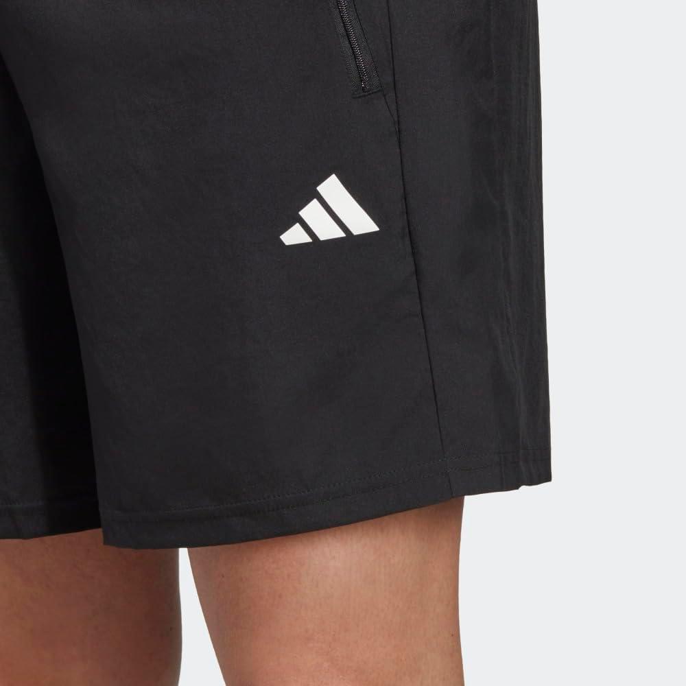 imageadidas Mens Train Essentials Woven ShortsBlackWhite