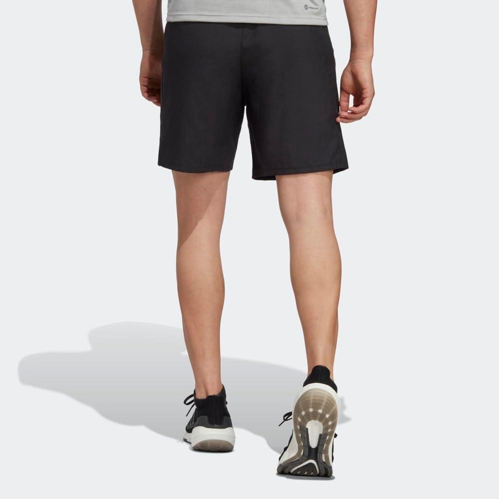 imageadidas Mens Train Essentials Woven ShortsBlackWhite