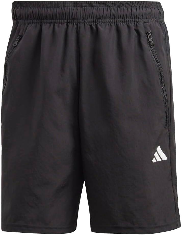 imageadidas Mens Train Essentials Woven ShortsBlackWhite
