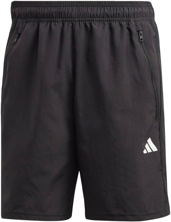 imageadidas Mens Train Essentials Woven ShortsBlackWhite