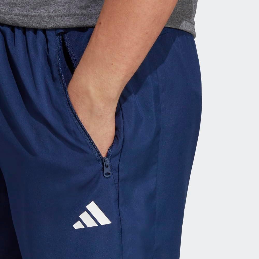 imageadidas Mens Train Essentials Woven ShortsDark BlueWhite