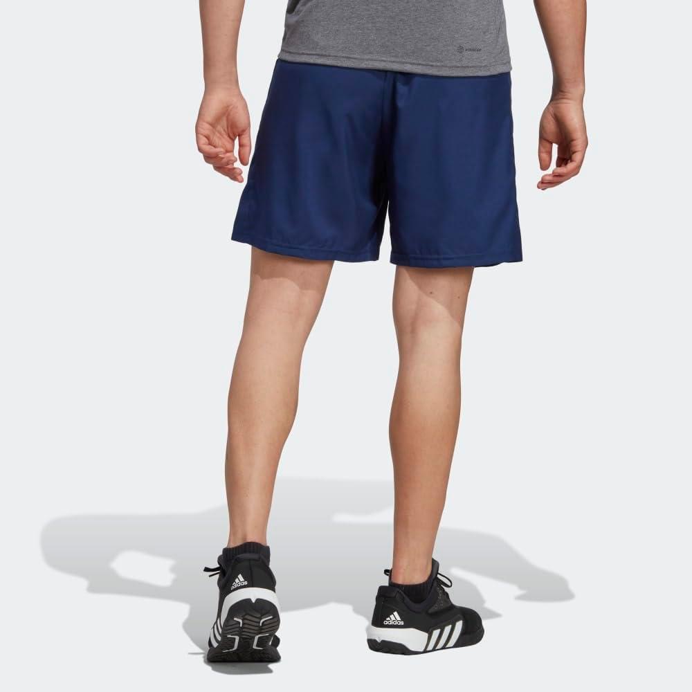 imageadidas Mens Train Essentials Woven ShortsDark BlueWhite