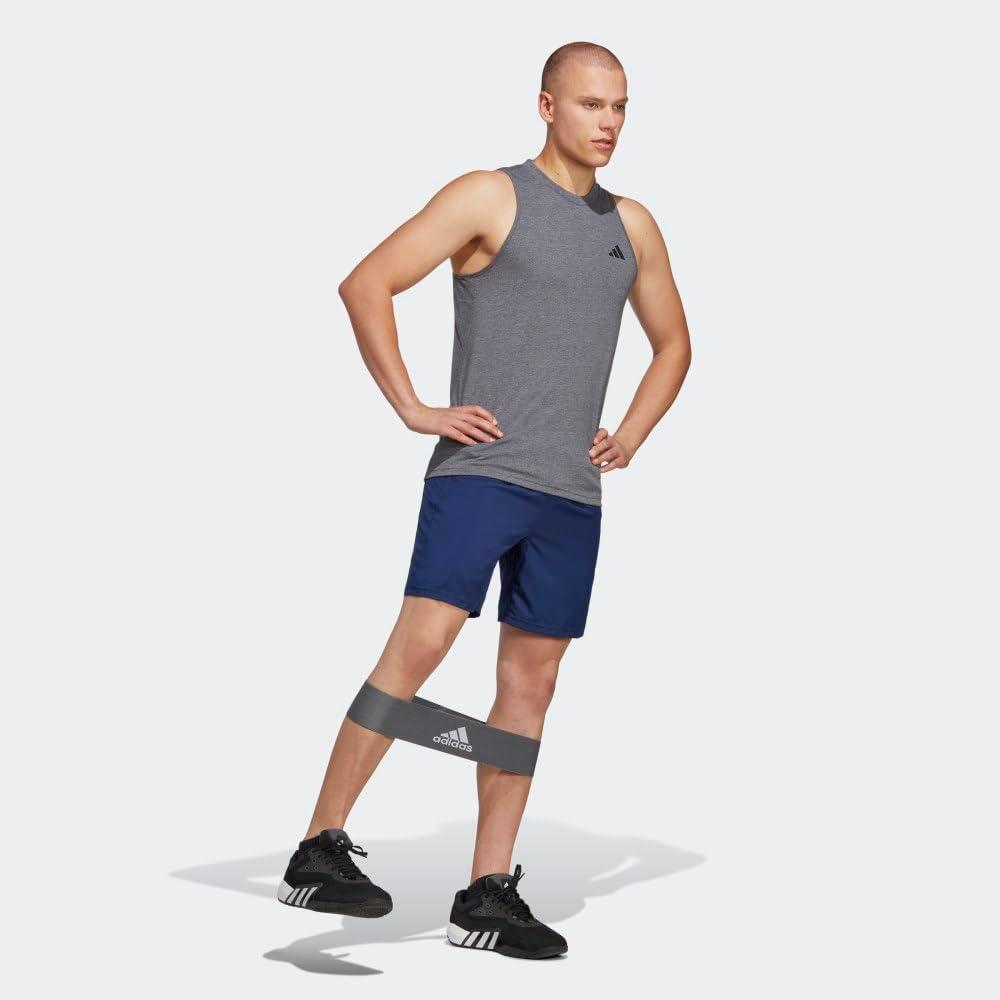 imageadidas Mens Train Essentials Woven ShortsDark BlueWhite