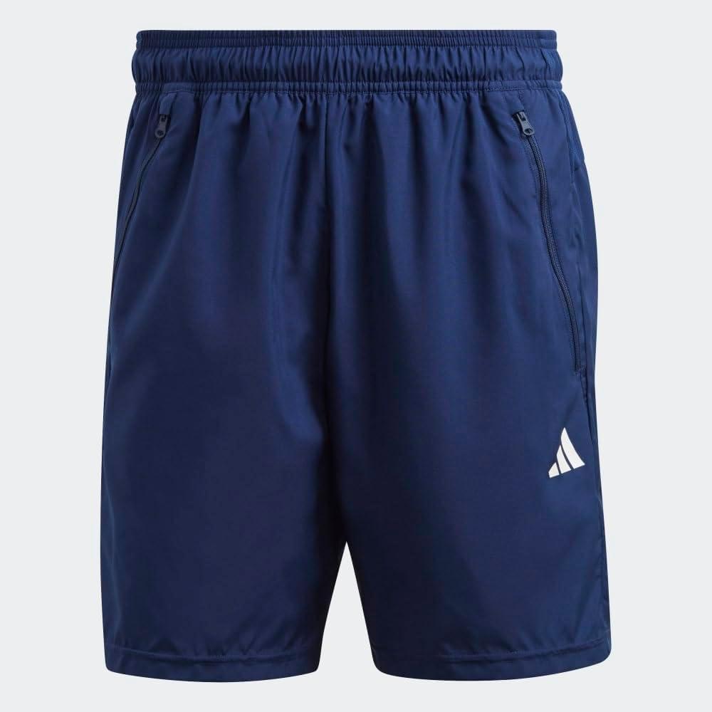 imageadidas Mens Train Essentials Woven ShortsDark BlueWhite