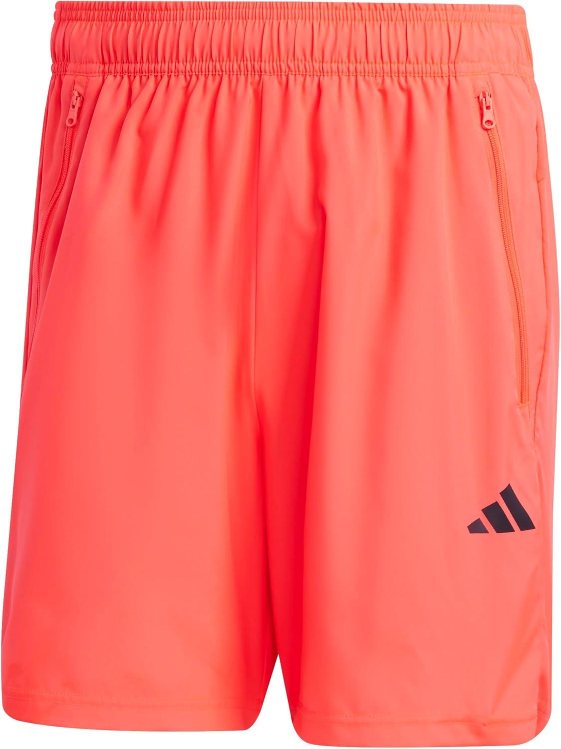 imageadidas Mens Train Essentials Woven ShortsLucid RedBlack