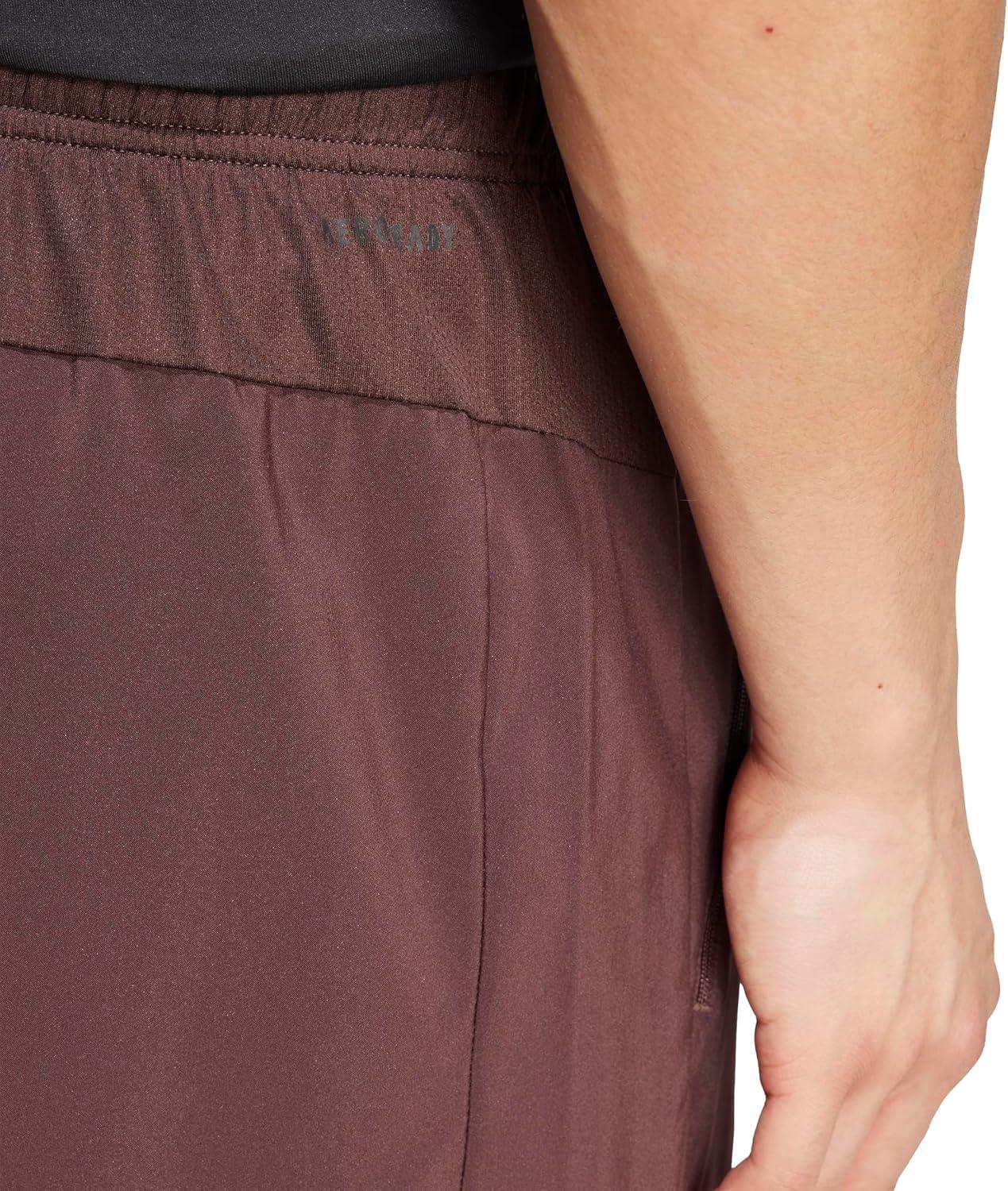 imageadidas Mens Train Essentials Woven ShortsShadow BrownBlack