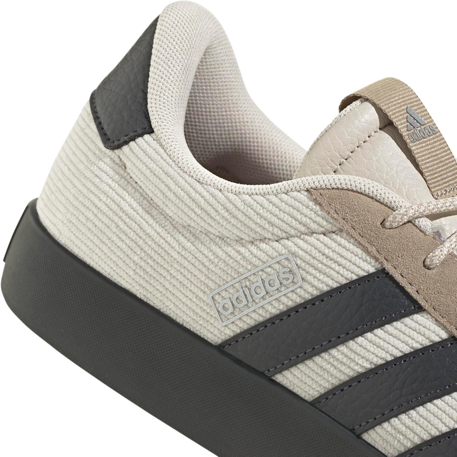 imageadidas Mens VL Court 30 ShoeAluminaCarbonBlanch Cargo