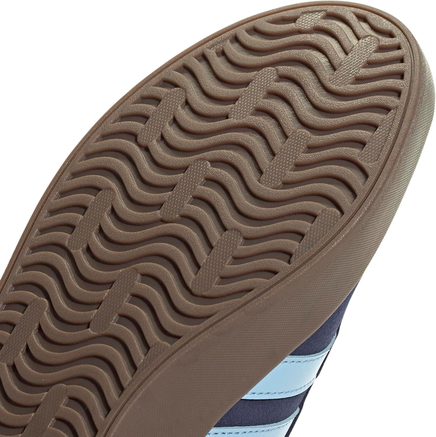 imageadidas Mens VL Court 30 ShoeDark BlueClear SkyGold Metallic