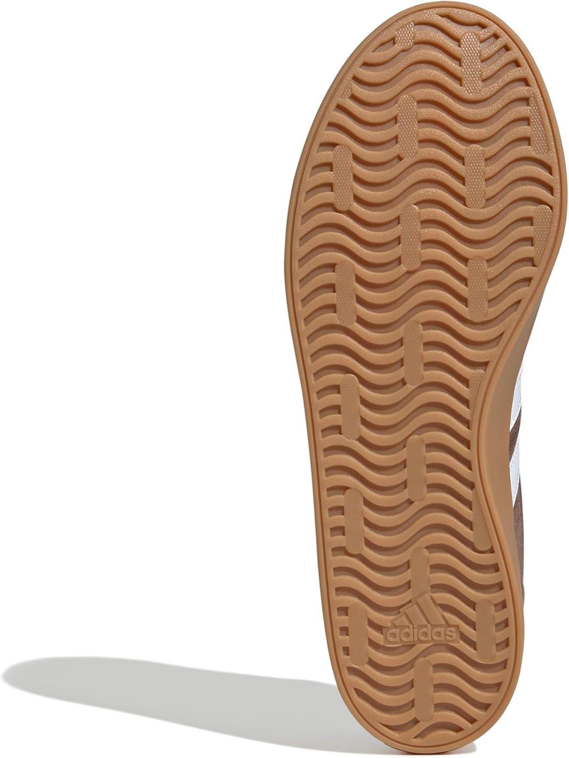 imageadidas Mens VL Court 30 ShoeEarth StrataWhiteGold Metallic