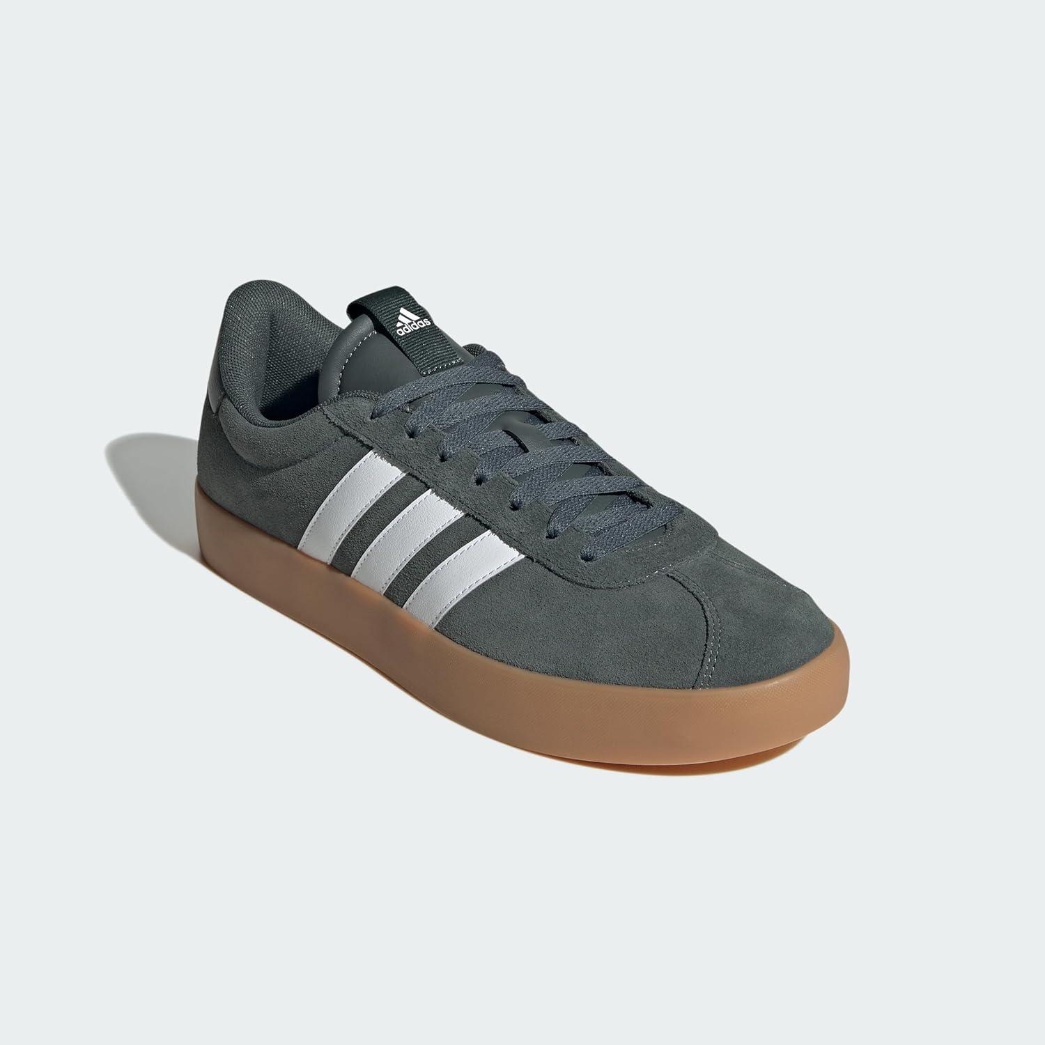 imageadidas Mens VL Court 30 ShoeIvyWhiteGum