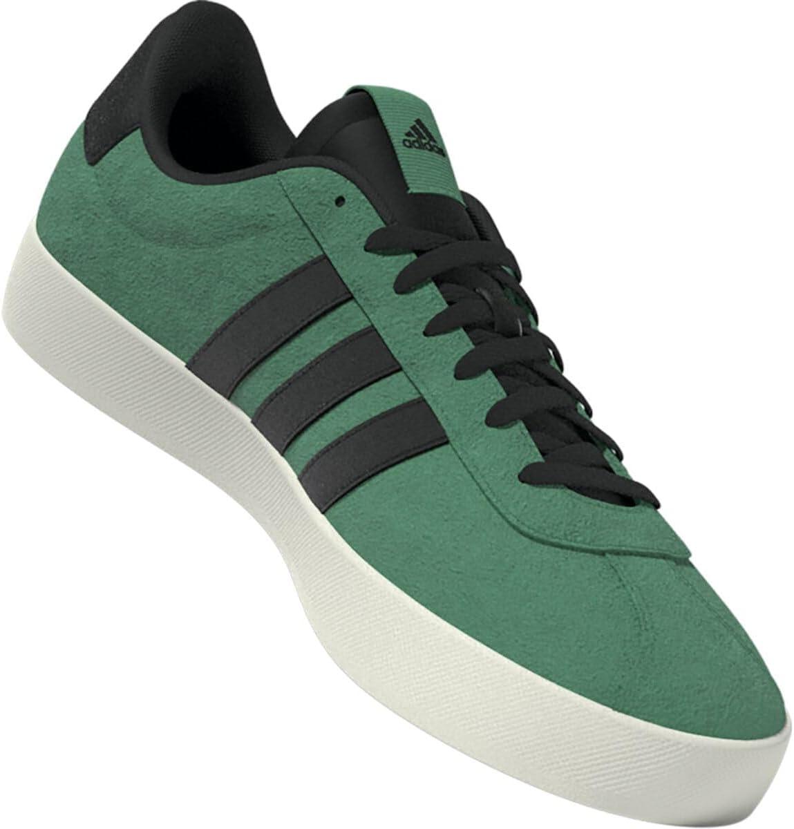 imageadidas Mens VL Court 30 ShoePreloved GreenBlackOff White