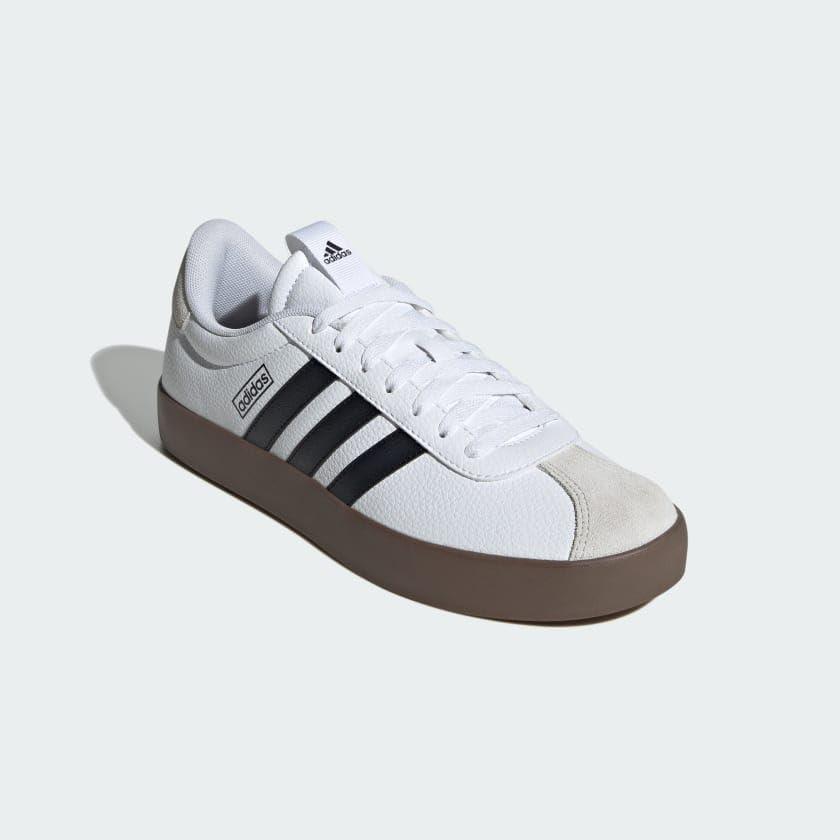 imageadidas Mens VL Court 30 ShoeWhiteBlackGrey