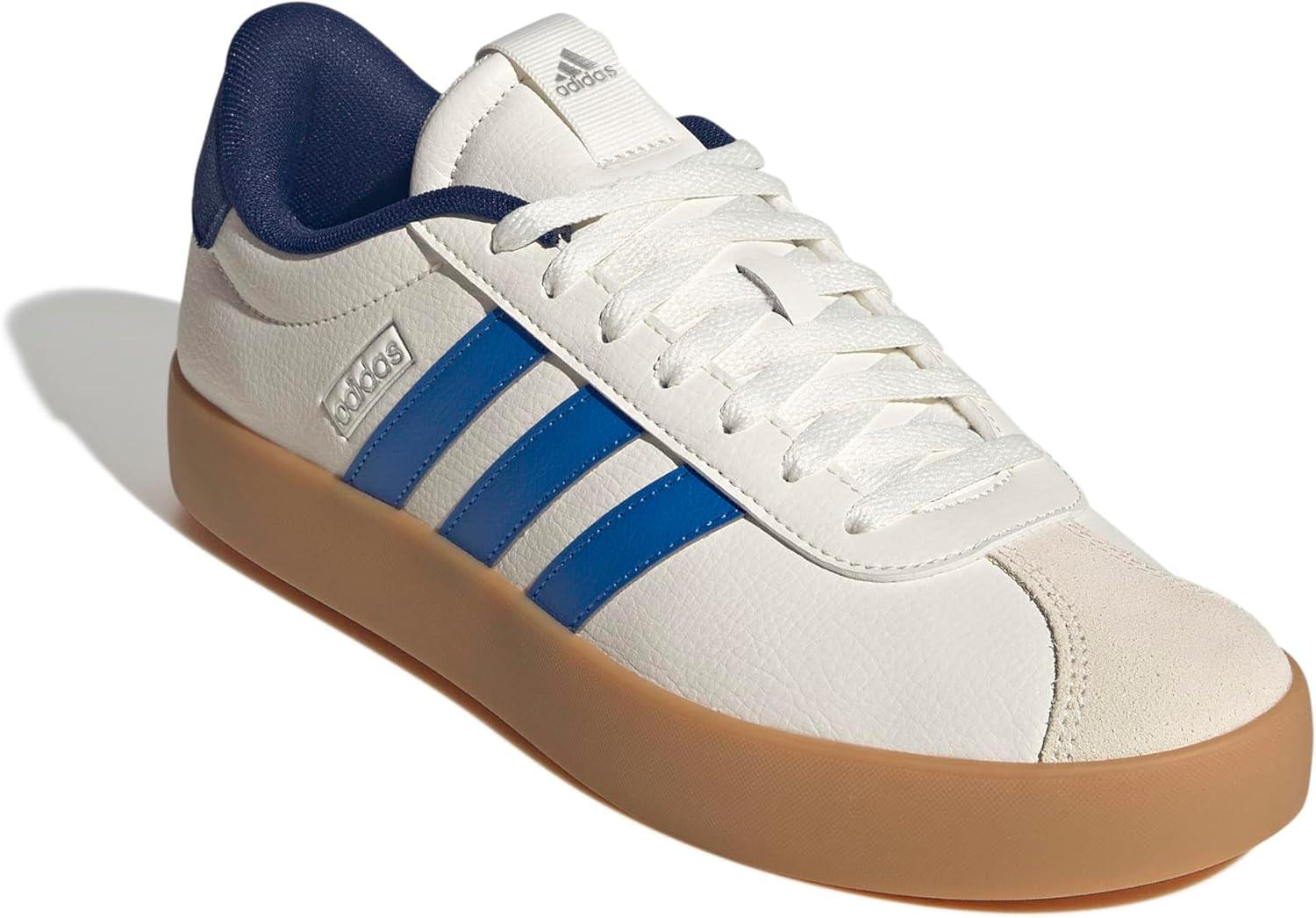 imageadidas Mens VL Court 30 ShoeWhiteBright RoyalDark Blue