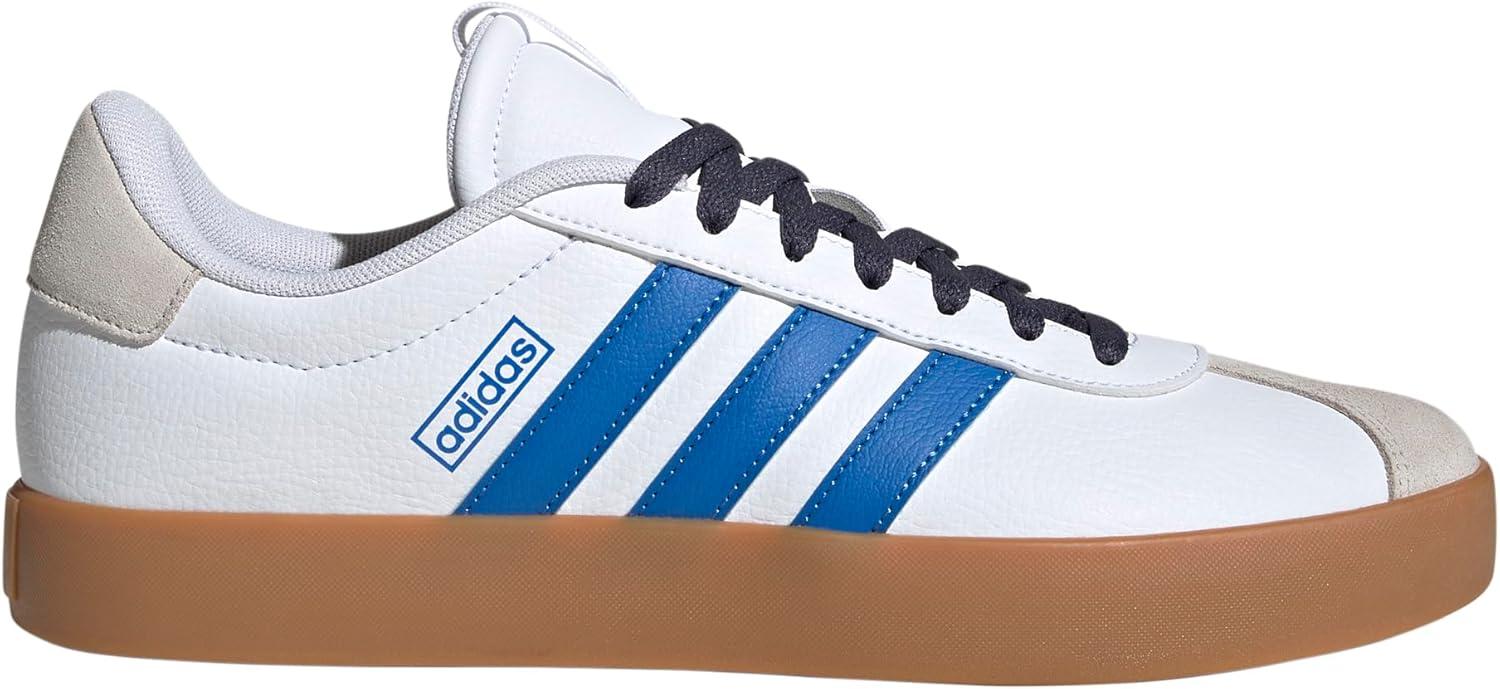 imageadidas Mens VL Court 30 ShoeWhiteBright RoyalShadow Navy