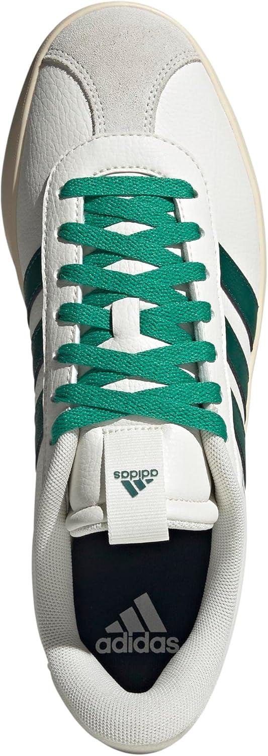 imageadidas Mens VL Court 30 ShoeWhiteCollegiate GreenCourt Green