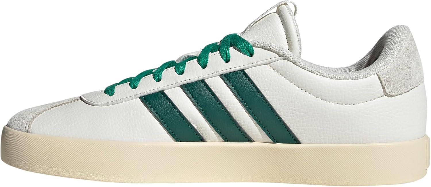 imageadidas Mens VL Court 30 ShoeWhiteCollegiate GreenCourt Green