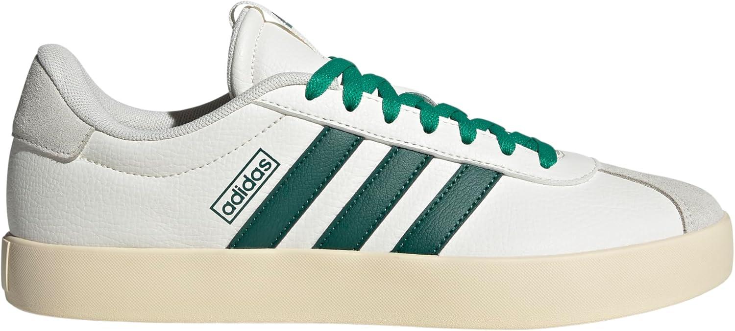 imageadidas Mens VL Court 30 ShoeWhiteCollegiate GreenCourt Green