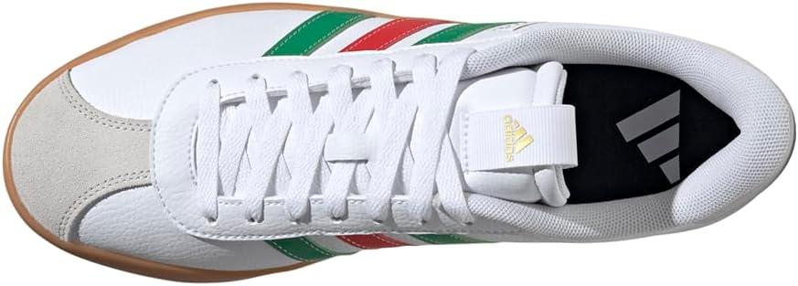 imageadidas Mens VL Court 30 ShoeWhiteGreenRed
