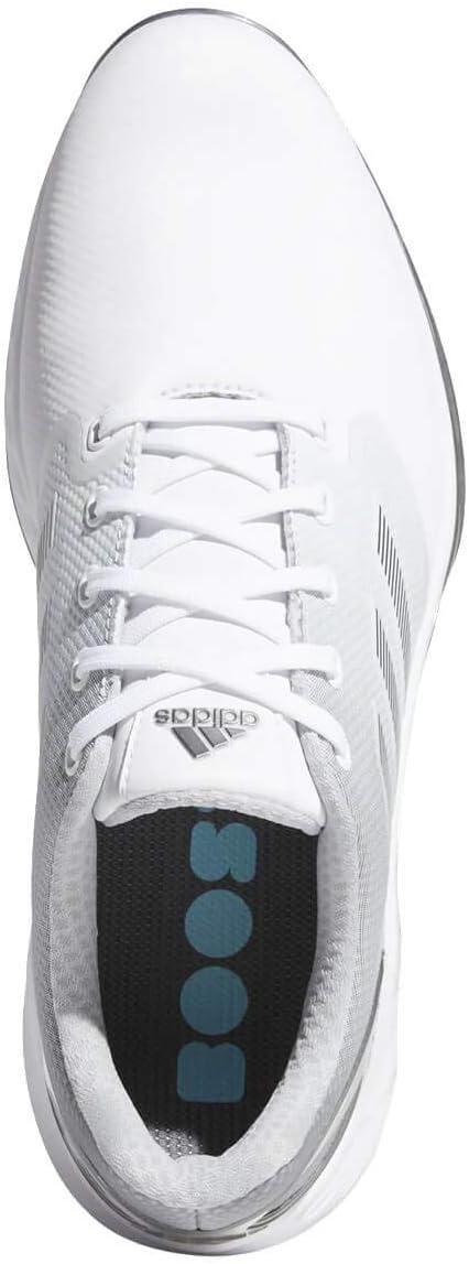 imageadidas Mens Zg21 Recycled Polyester Golf ShoesBlanco Plata Gris