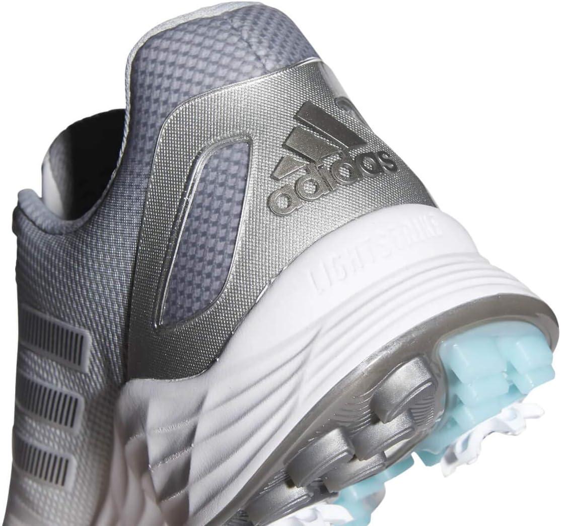 imageadidas Mens Zg21 Recycled Polyester Golf ShoesBlanco Plata Gris