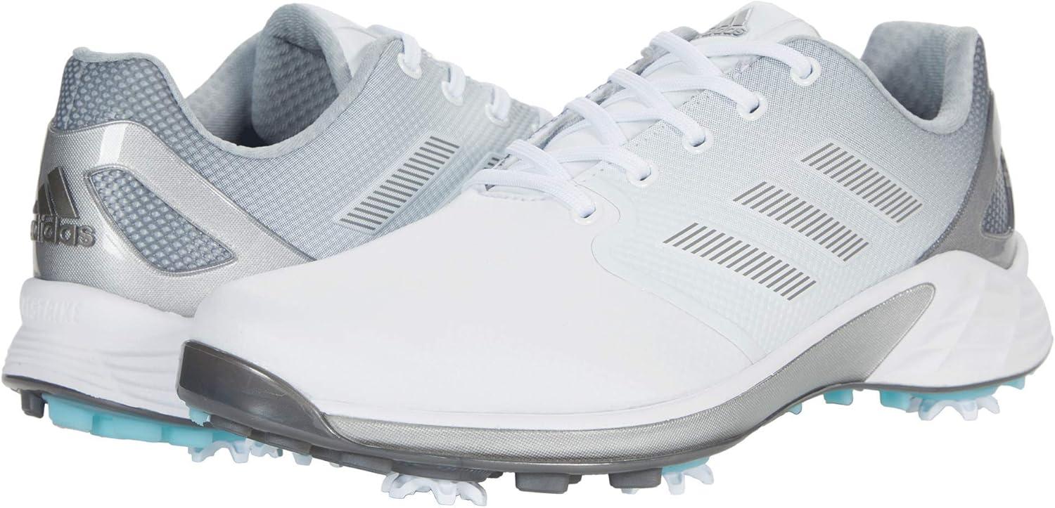 imageadidas Mens Zg21 Recycled Polyester Golf ShoesWhiteSilverSilver