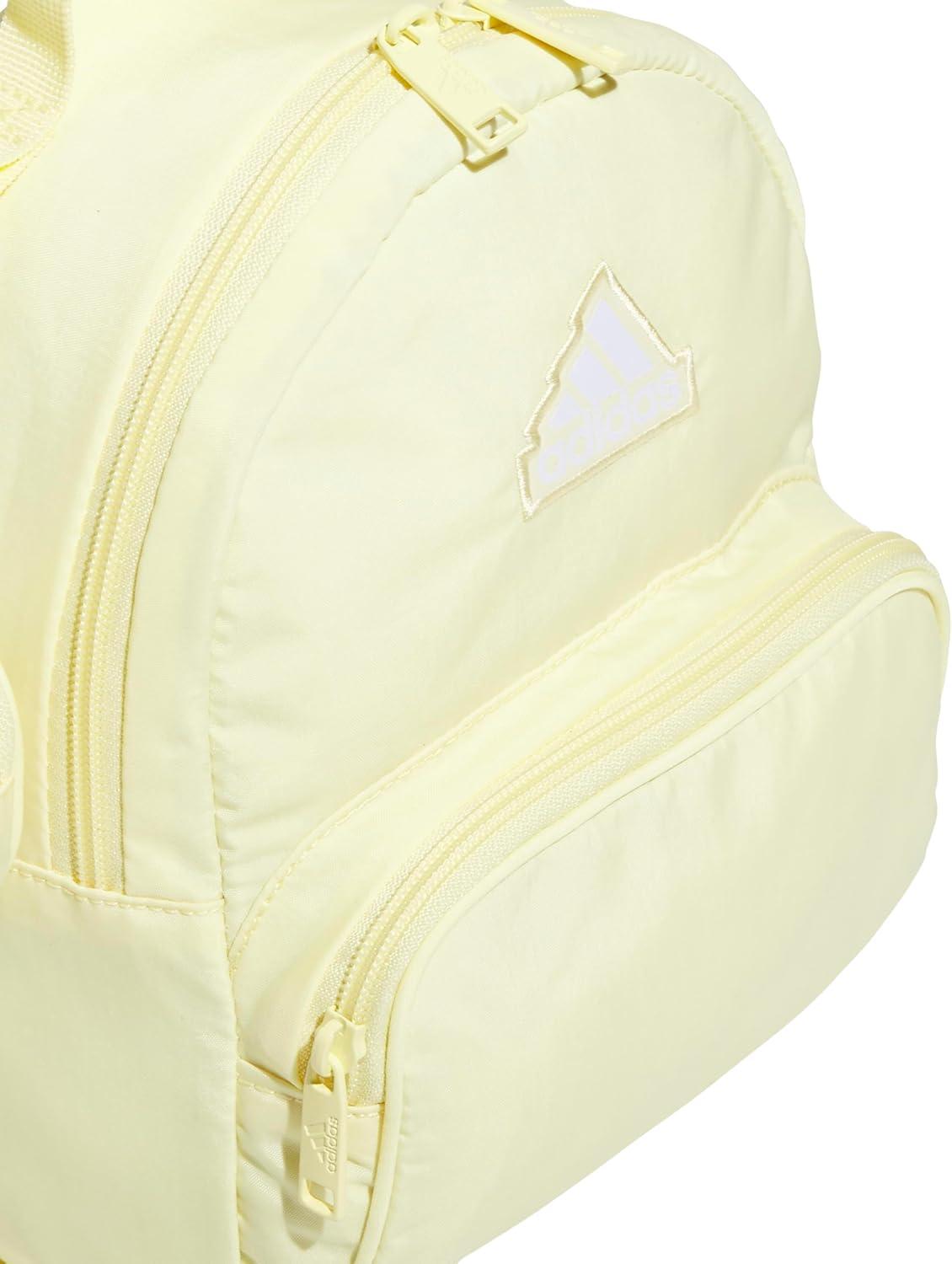 imageadidas Mini Backpack for Women Small Bag for Travel Gym Festival ampamp More BlackWhite One SizeAlmost Yellow