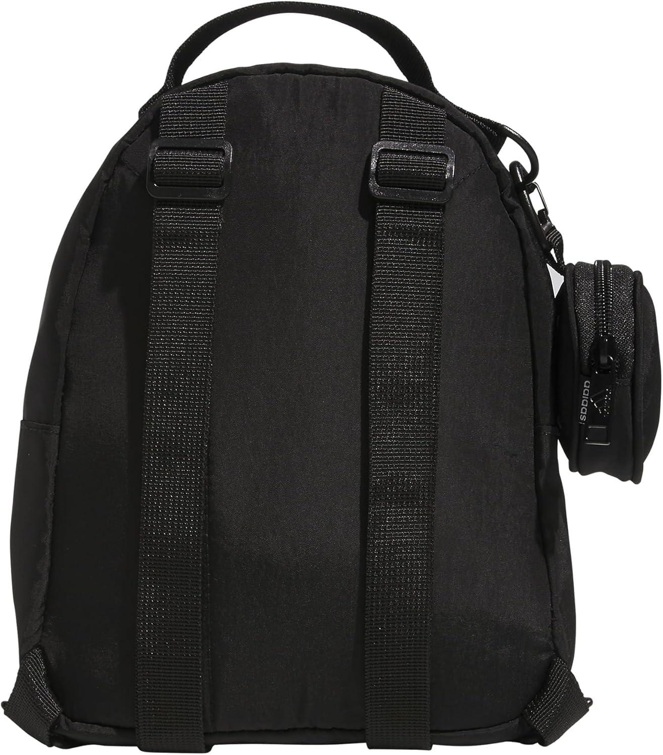 imageadidas Mini Backpack for Women Small Bag for Travel Gym Festival ampamp More BlackWhite One SizeBlackWhite