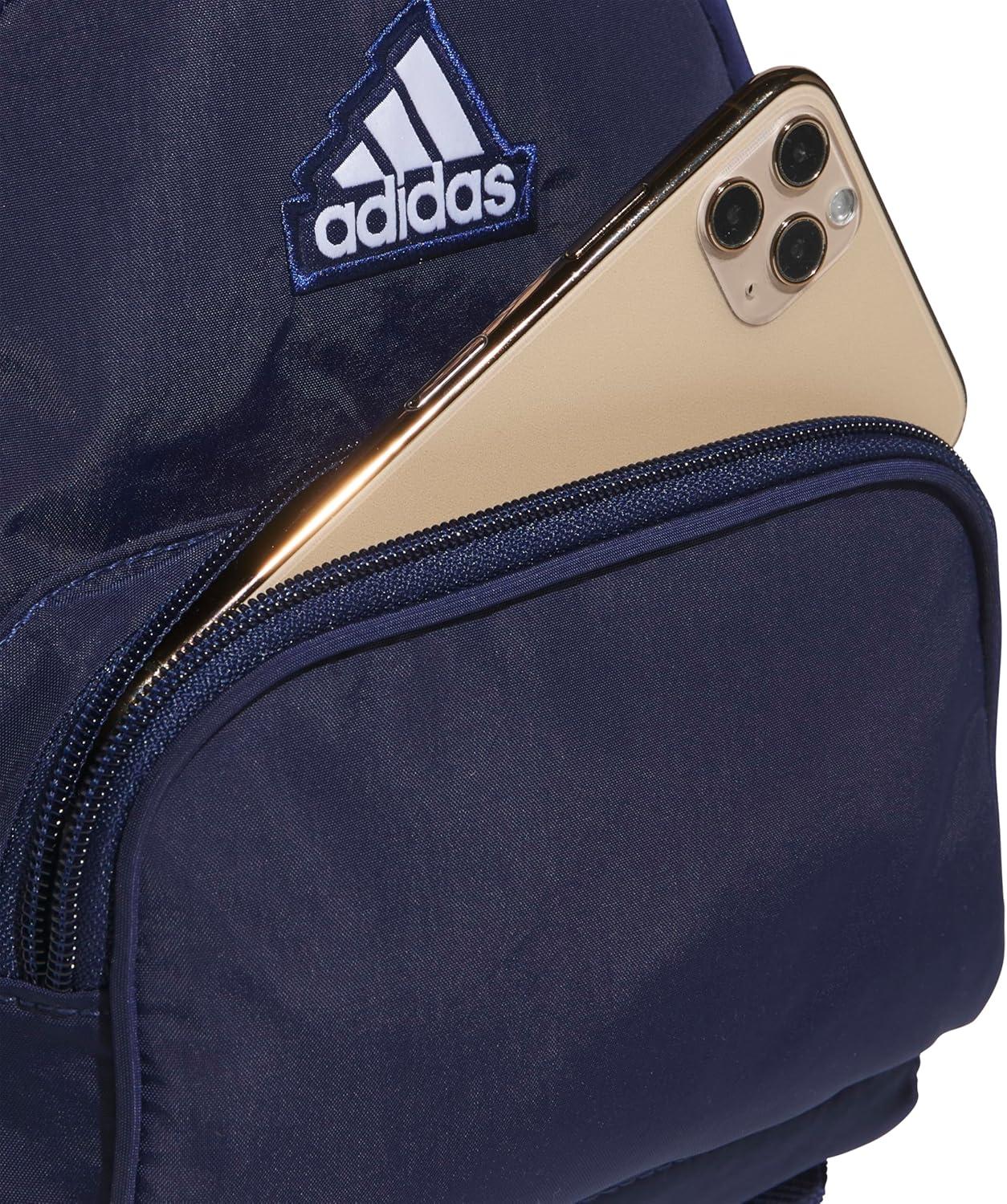 imageadidas Mini Backpack for Women Small Bag for Travel Gym Festival ampamp More BlackWhite One SizeDark Blue