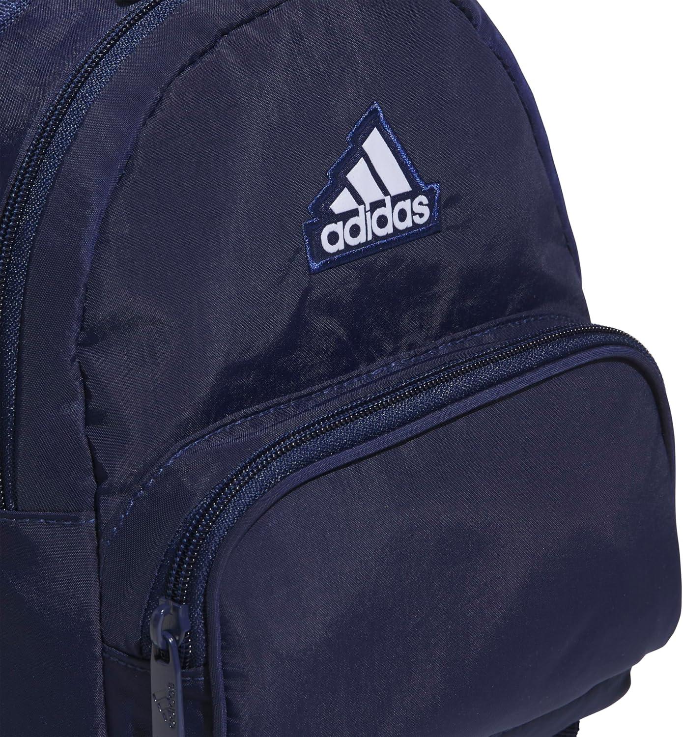 imageadidas Mini Backpack for Women Small Bag for Travel Gym Festival ampamp More BlackWhite One SizeDark Blue