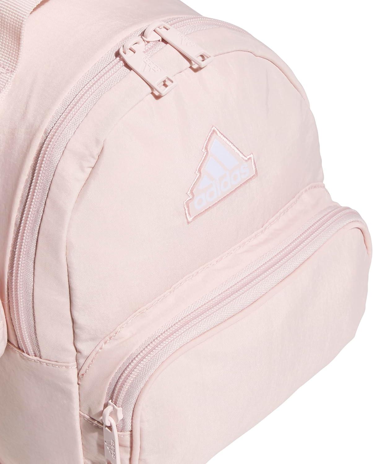 imageadidas Mini Backpack for Women Small Bag for Travel Gym Festival ampamp More BlackWhite One SizeSandy Pink