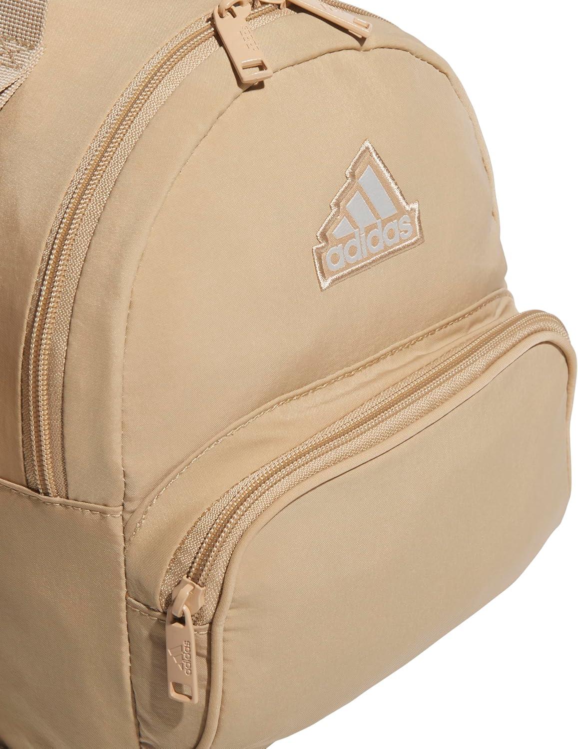 imageadidas Mini Backpack for Women Small Bag for Travel Gym Festival ampamp More BlackWhite One SizeWarm Sandstone BeigeWonder Alumina Grey