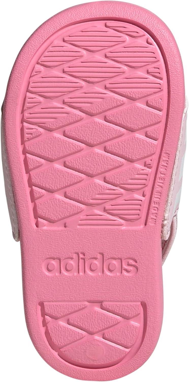 imageadidas Originals Kids Adilette Estrap SandalClear PinkWhiteBliss Pink