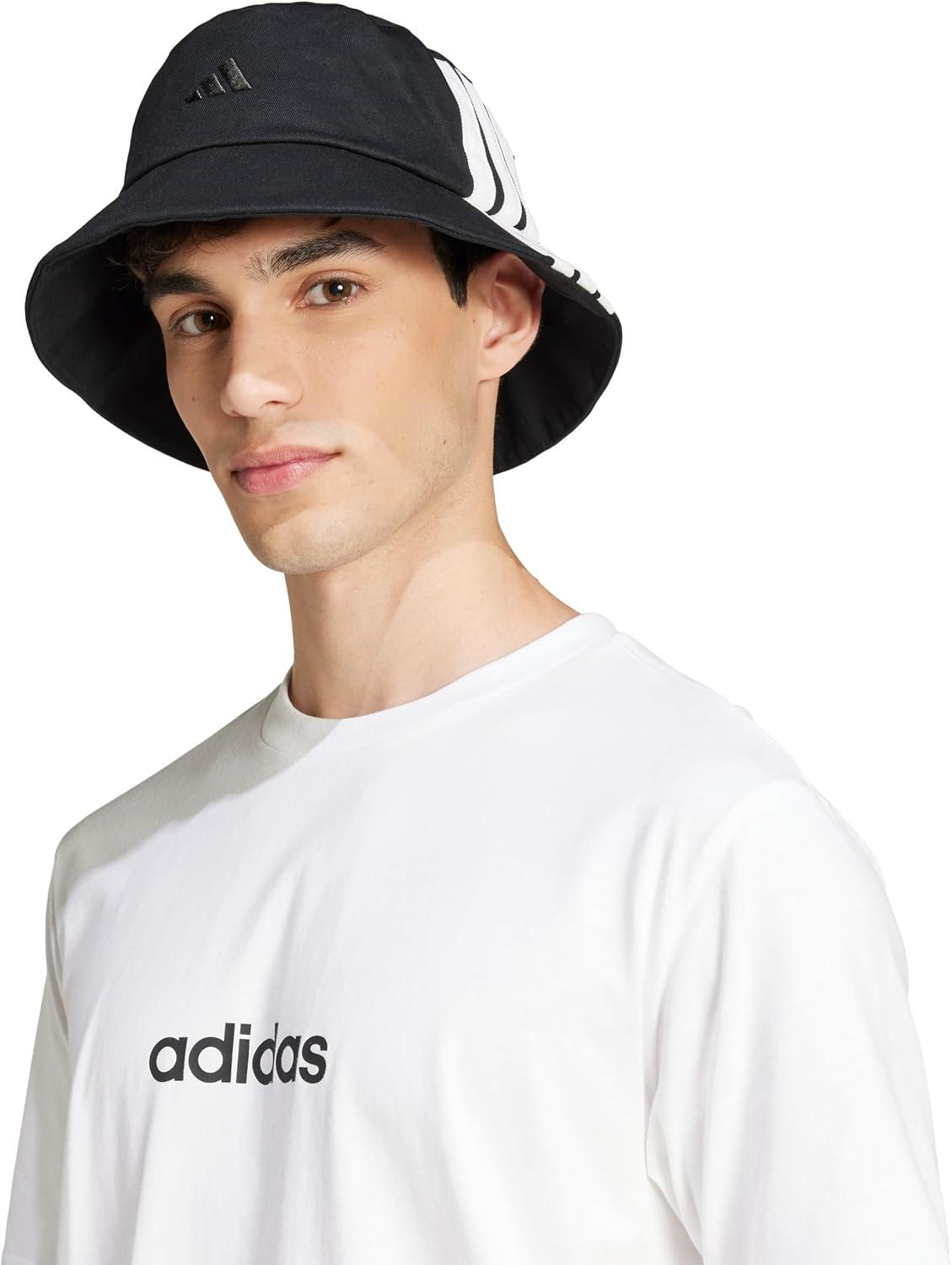 imageadidas Originals Mens Essentials Linear Single Jersey TShirtWhiteBlack