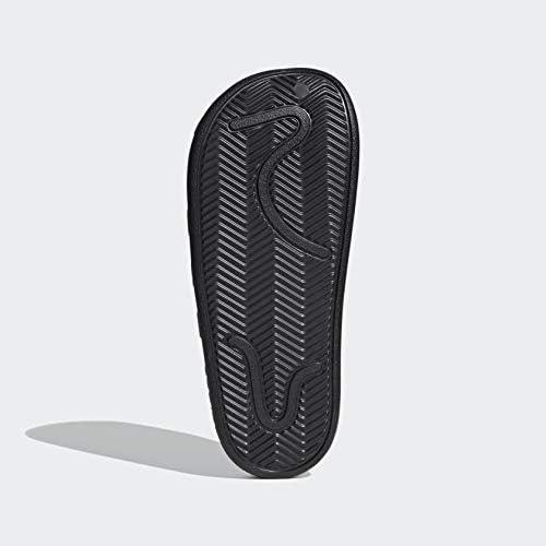 imageadidas Unisex Adult Adilette ClogsCore BlackSilver MetallicCore Black