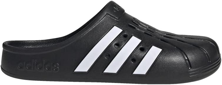 imageadidas Unisex Adult Adilette ClogsCore BlackWhiteCore Black
